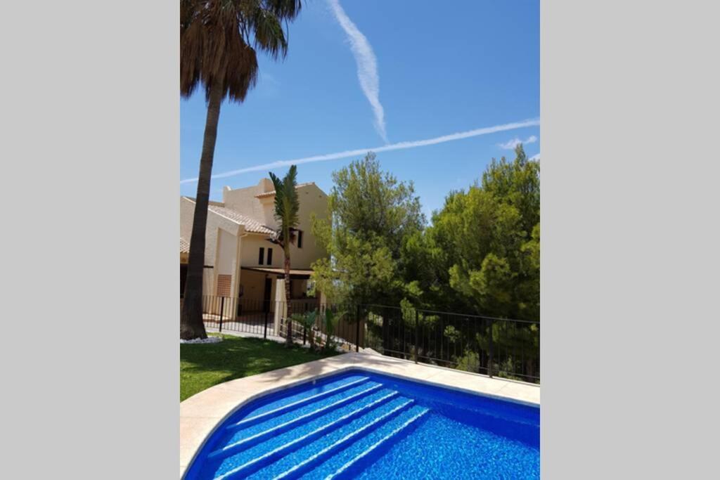 Casa Altea Hills, Vista Espectacular, Jacuzzi Villa Bagian luar foto
