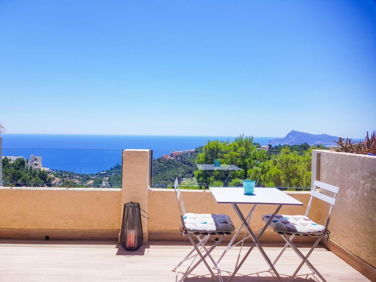 Casa Altea Hills, Vista Espectacular, Jacuzzi Villa Bagian luar foto