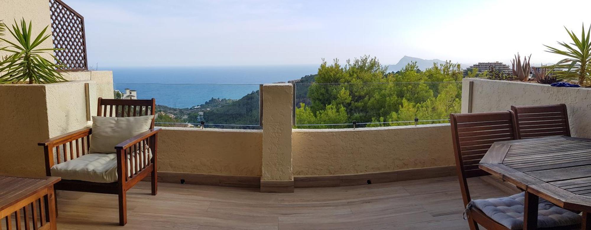 Casa Altea Hills, Vista Espectacular, Jacuzzi Villa Bagian luar foto